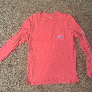 Pink Long Sleeve with Fish on back